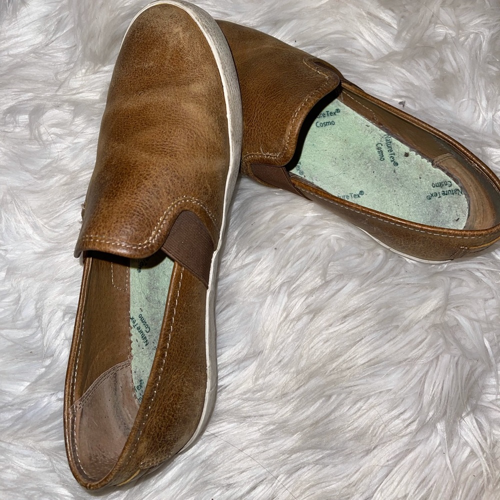 Frye Ivy Slip On Cognac 9
